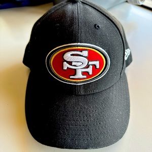 New Era San Francisco 49ers 59FIFTY Fitted Hat - Black, Size 7